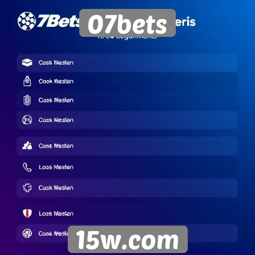 Métodos de pagamento disponíveis na 07bets